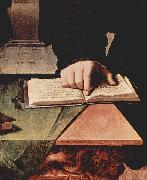 Angelo Bronzino Hand im aufgeschlagenem Buch Sweden oil painting artist